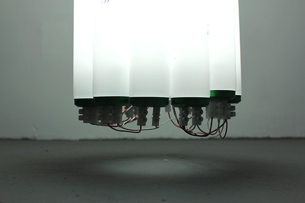 TNT bottom Michael Niemetz - light sculpture, 2014